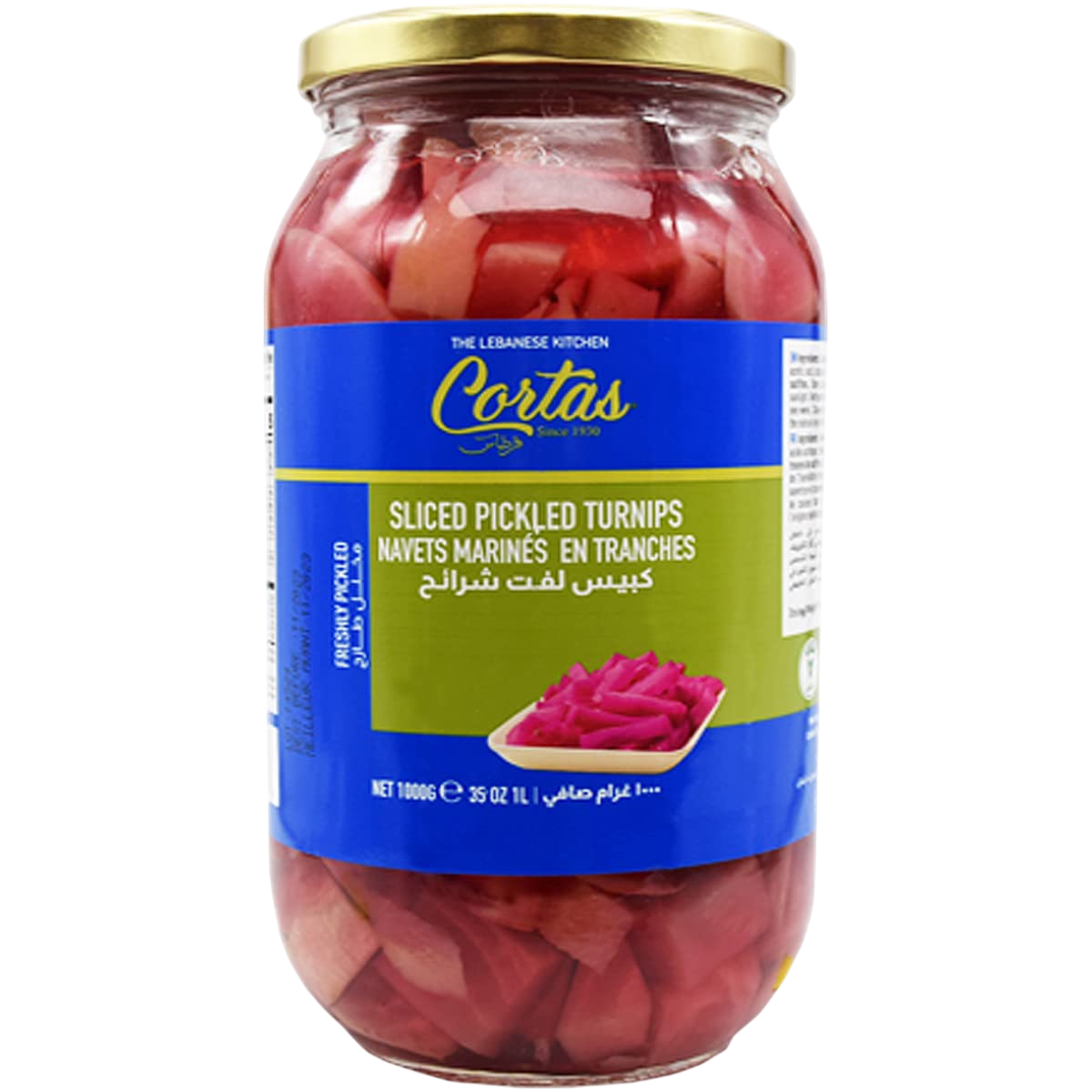 Cortas Pickled Turnips 35oz