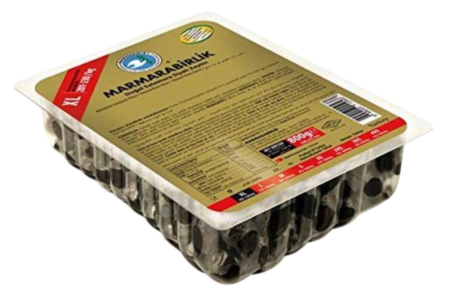 Marmarabirlik Black Olives Mega 800 g