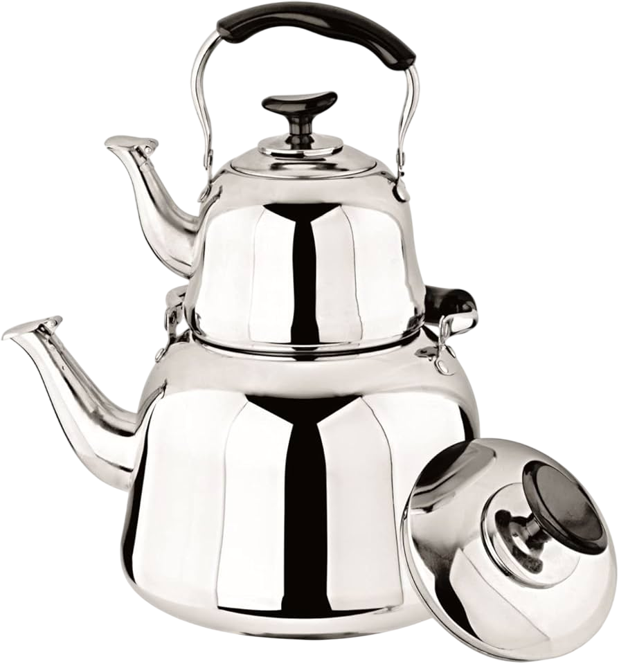 Alpine Cuisine Cuisine Double Tea Kettle 1L + 3L