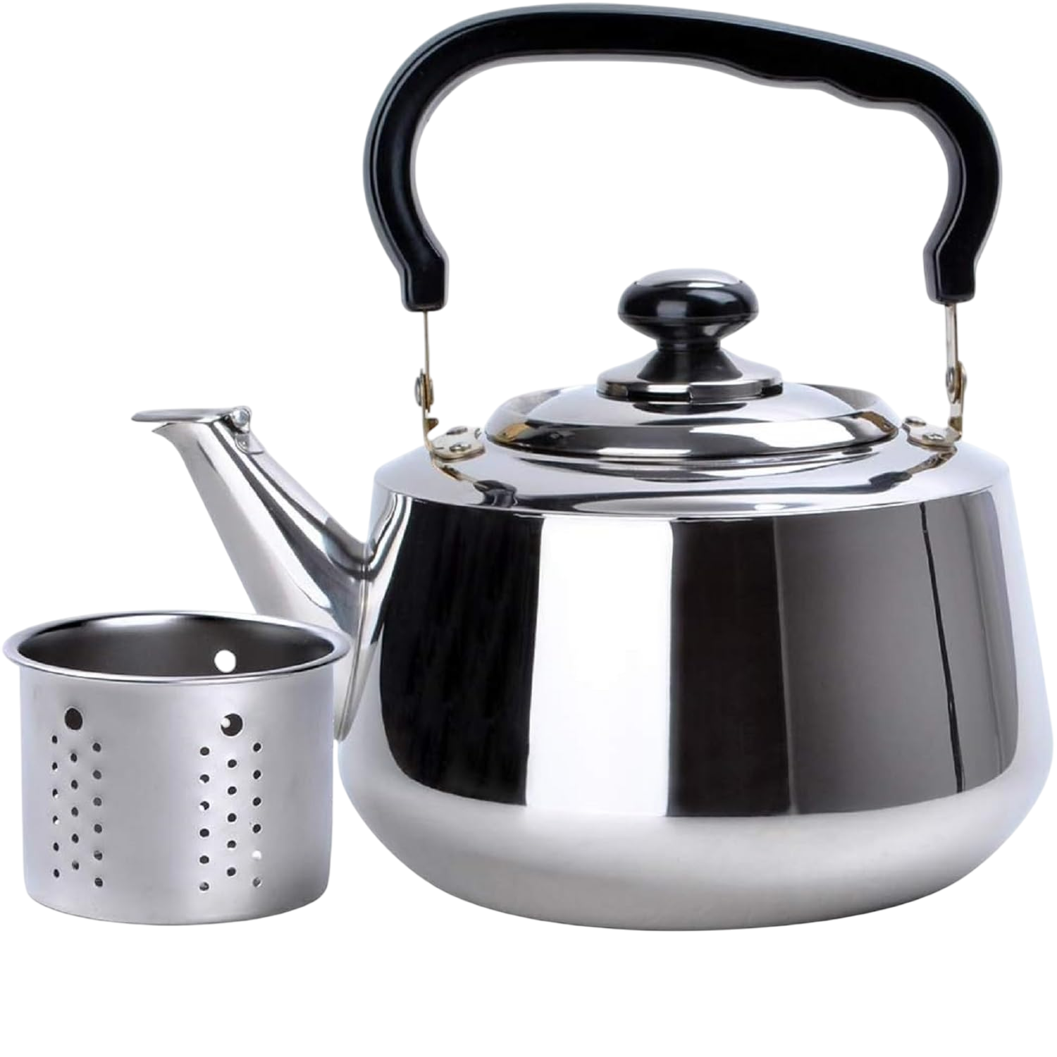 Alpine Cuisine Cuisine SS Tea Kettle w/Strainer 1.6l
