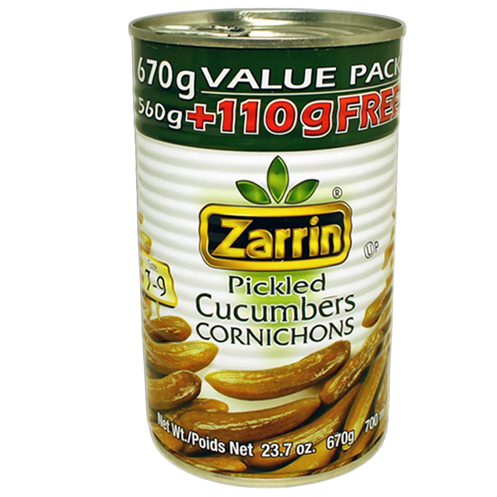 Zarrin Pickled Cucumber 670g