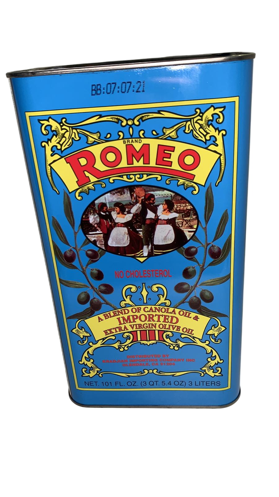 Romeo Olive And Canola Oil 3 l