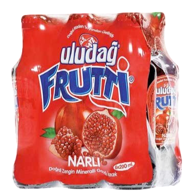 Uludag Mineral Water w/Pomegranate 6×200 ml