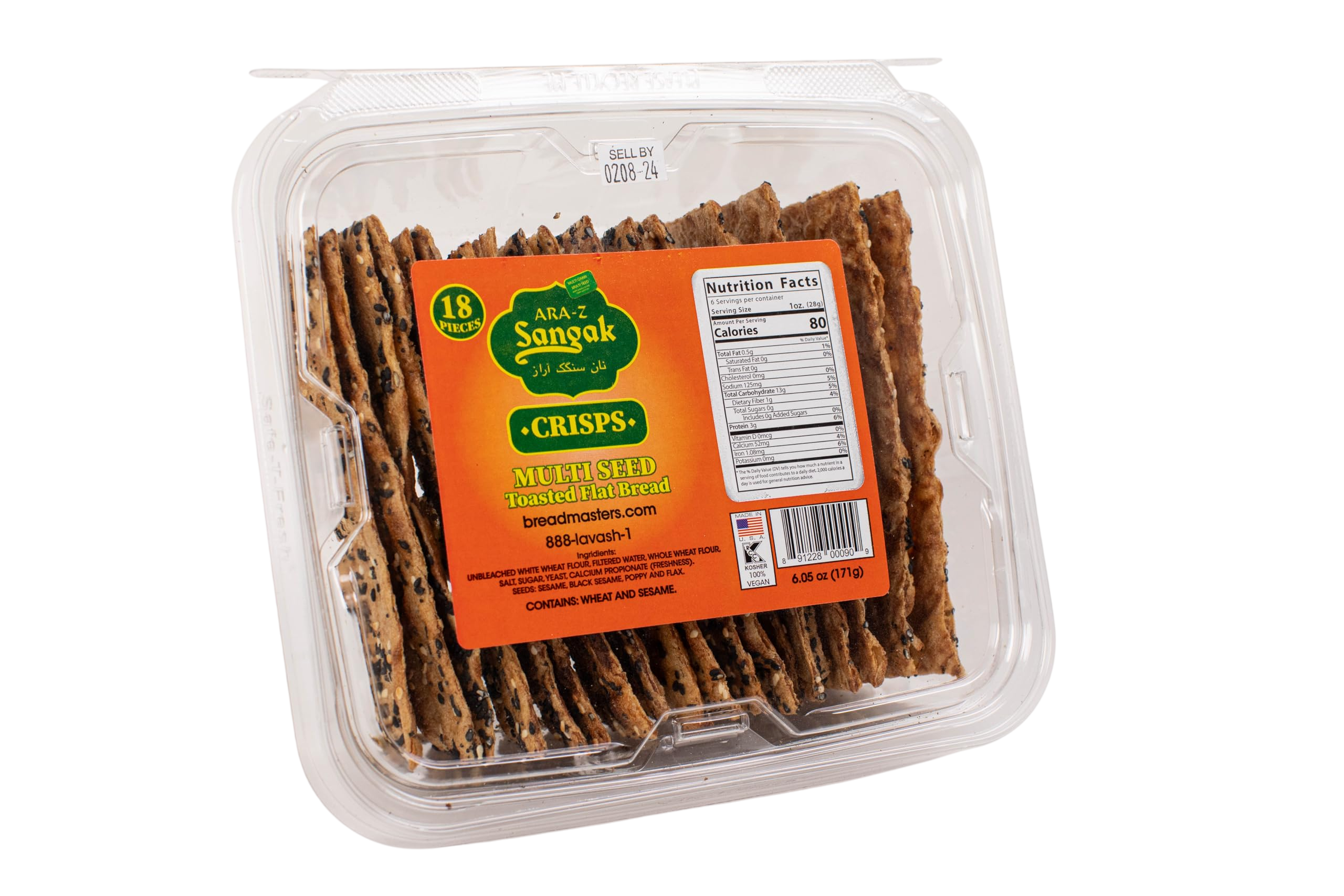 Sangak Crisps Multi Seed 171 g