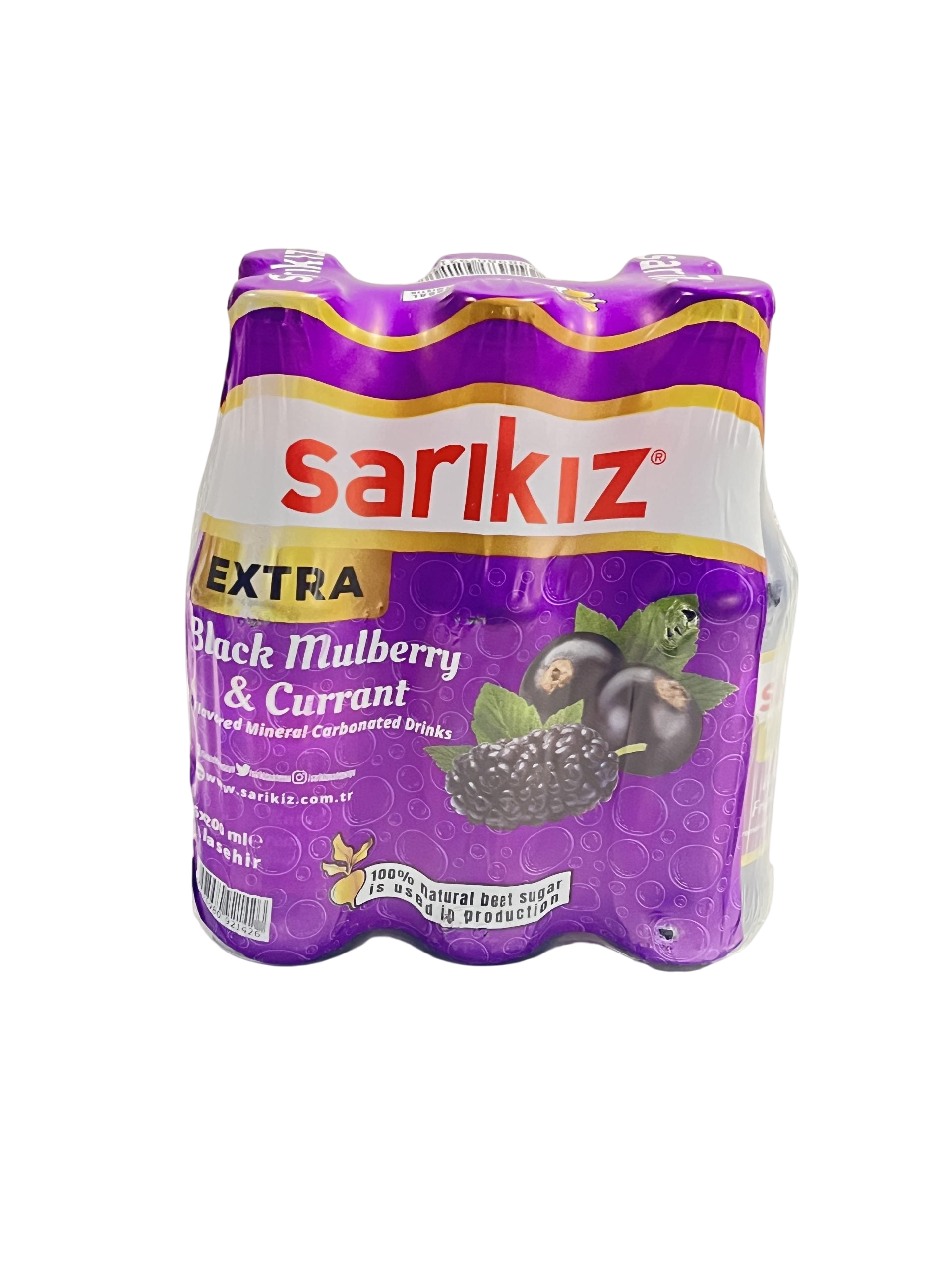 Sarikiz Mineral Water Black Muberry 6×250 ml