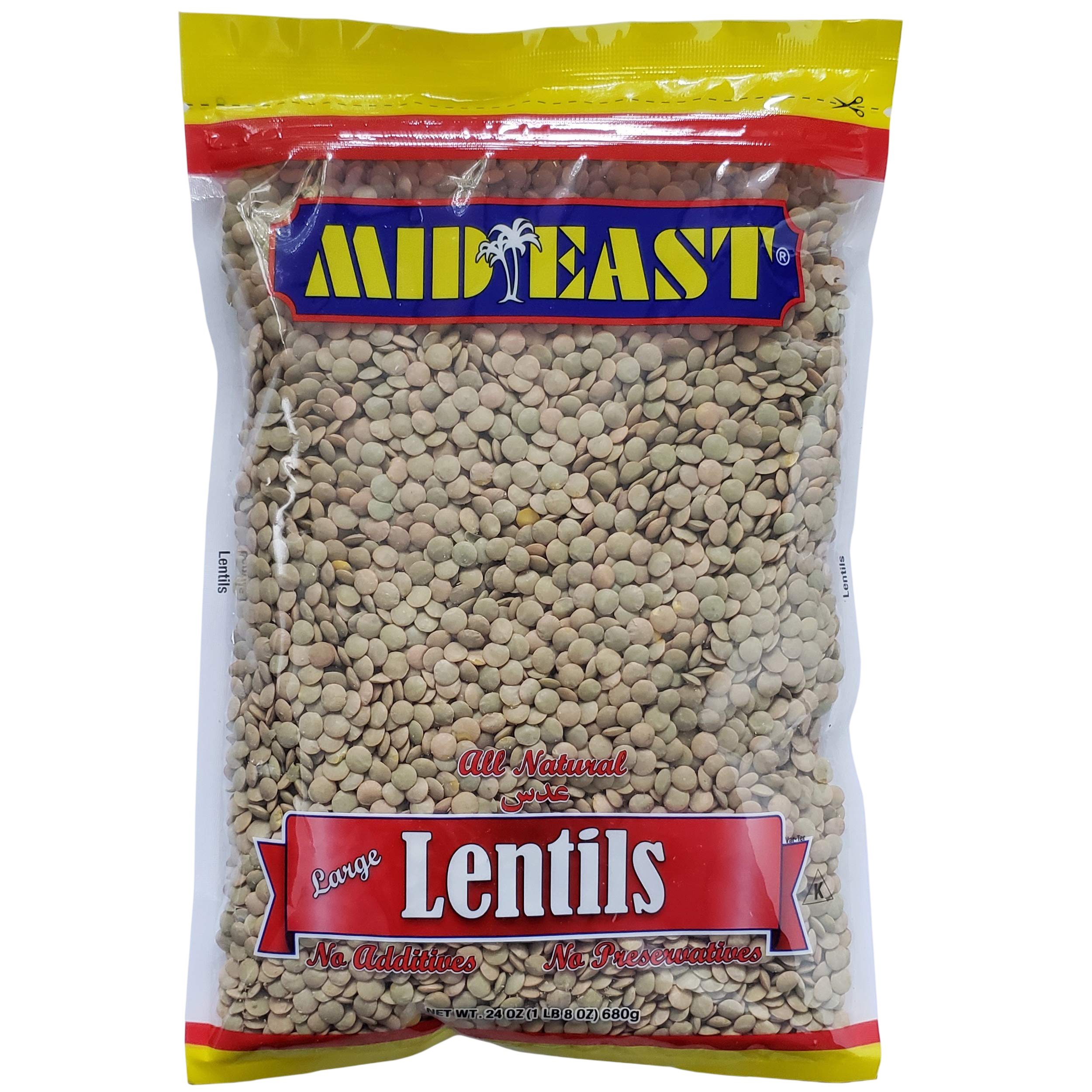 Mid East Lentils 24 oz