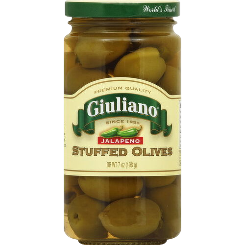 Giuliano Jalapeno Stuffed Olives 5oz