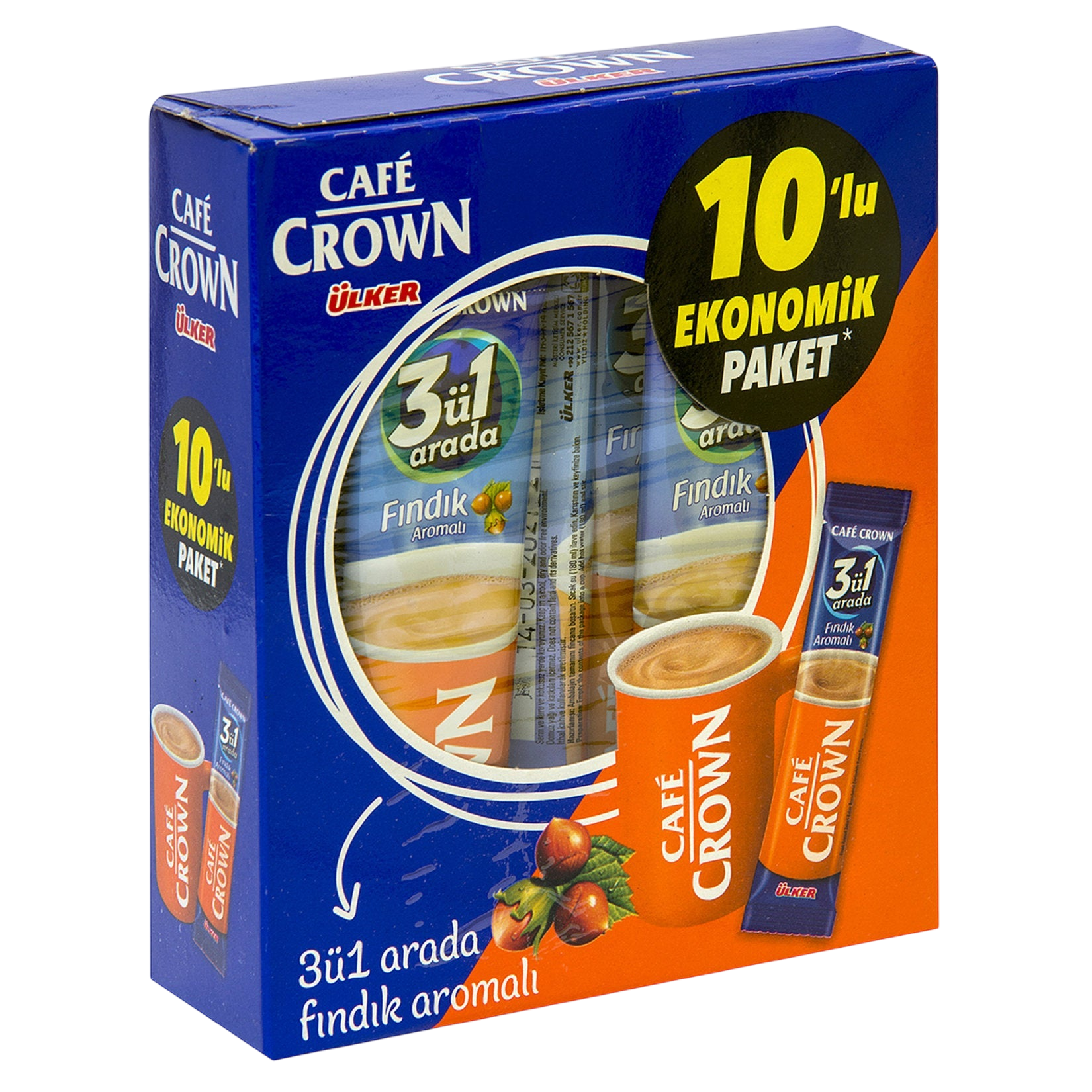 Ulker Cafe Crown Hazelnut Coffee 3In 1 180 g
