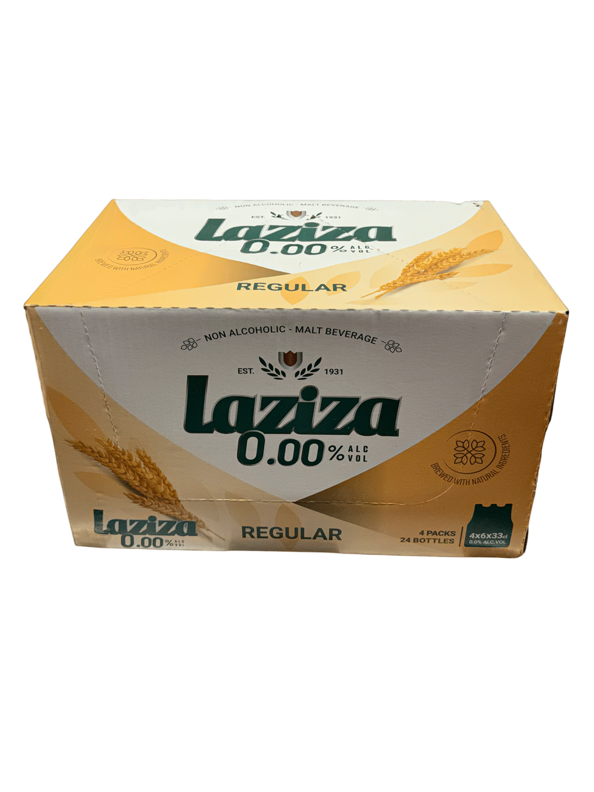 Laziza Malt Beverage Regular 24×11.2 oz
