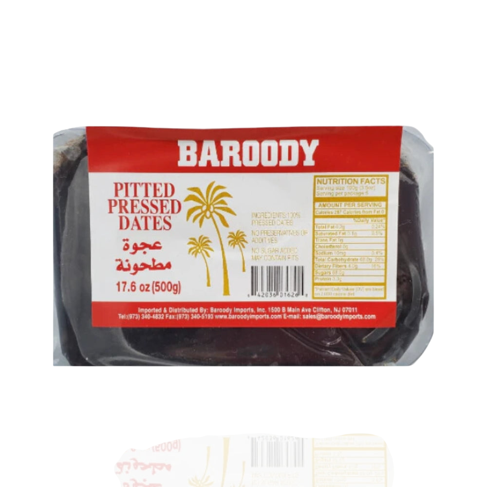 brooded pitted pressed dates 500g