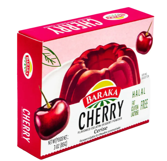 Baraka Cherry Jello 85g