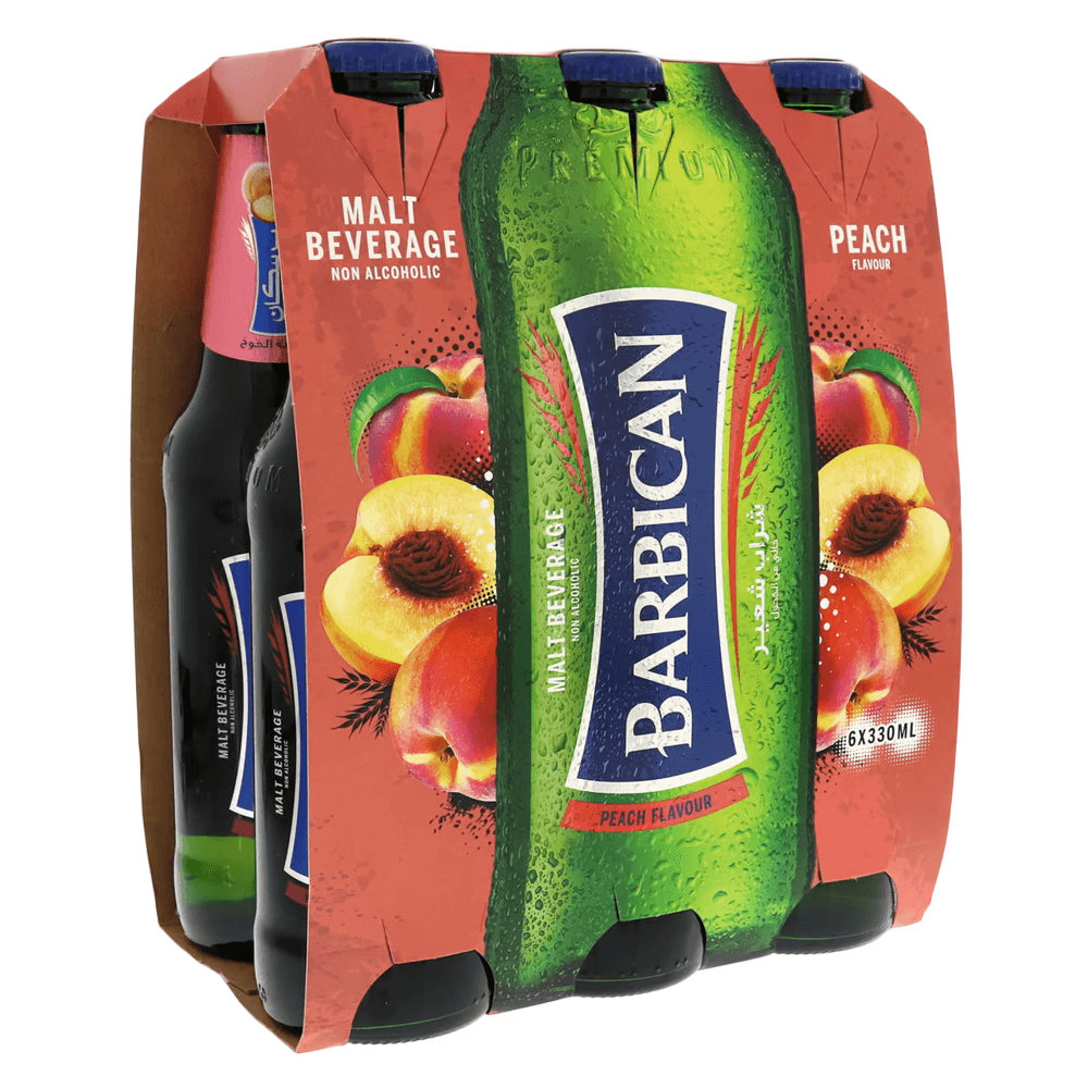 Barbican Malt Drink Peach 6×330 ml