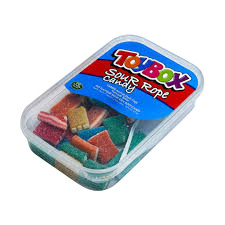 Toybox Assorted Sour Halal Licorice Bricks 200g